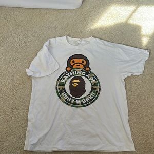 Baby milo bape shirt , kind of rare